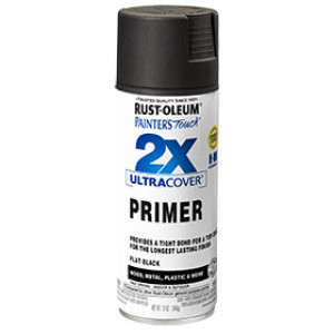 RUST-OLEUM 2X PAINTER'S TOUCH 249846 ULTRA COVER FLAT BLACK PRIMER