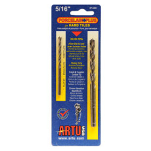 ARTU 01440 5/16" PORCELAIN+ TILE BIT WITH 5/32 PILOT BIT