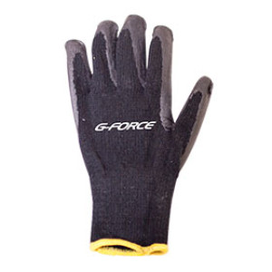 G-FORCE BG-300 BLACK COATED KNIT WORK GLOVES