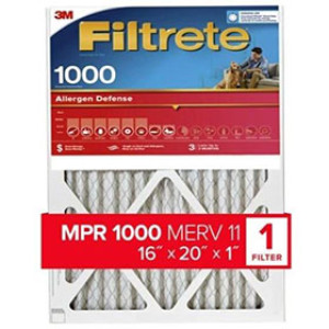 3M 9800-4 FILTRETE 16" X 20" X 1" ALLERGEN DEFENSE AIR FILTER 1000 MPR