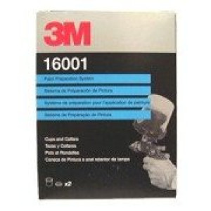 3M 16001 PPS MEDIUM MIXING CUPS & COLLARS 4 PACK