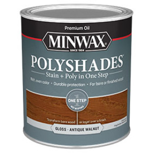 MINWAX 61440444 440 POLYSHADES GLOSS ANTIQUE WALNUT STAIN