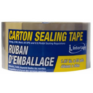 INTERTAPE 91380 1.89" X 54.5 YARDS TAN PACKAGING TAPE