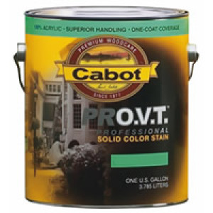 CABOT 0806.007 NEUTRAL BASE SOLID COLOR ACRYLIC SIDING STAIN