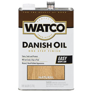RUST-OLEUM WATCO 65732 DANISH OIL FINISH NATURAL 350 VOC