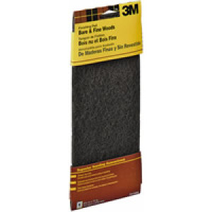 3M 7415 4.375" X 11" HAND SANDING WOOD FINISHING PAD GRAY FINE