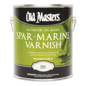 OLD MASTERS 92401 GLOSS SPAR MARINE VARNISH EXTERIOR COATING