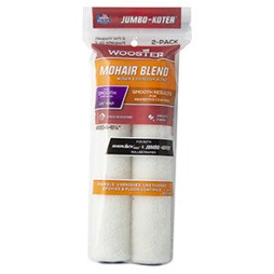 WOOSTER JUMBO-KOTER MOHAIR BLEND RR304 6-1/2" X 1/4" WOVEN ROLLER COVER 2-PACK