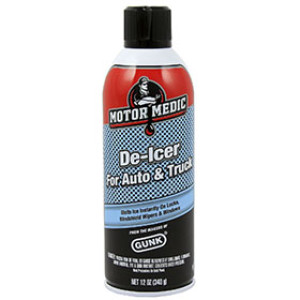 GUNK DE1 MOTOR-MEDIC 12 OZ AUTO & TRUCK WINDSHIELD DE-ICER