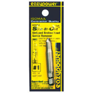 EAZYPOWER 82684 #1 SPIN-IT-OUT BROKEN & DAMAGED SCREW REMOVER 1-PACK CARDED