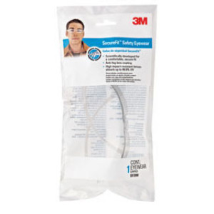 3M SF200P1-DC SECUREFIT HIGH IMPACT SAFETY EYEWEAR CLEAR ANTI-FOG LENS