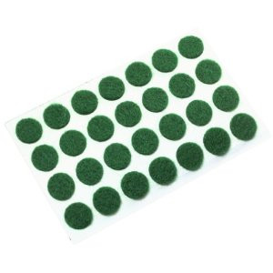 SHEPHERD 9421 3/8" LIGHT DUTY SELF ADHESIVE GREEN FELT PADS (28PK)