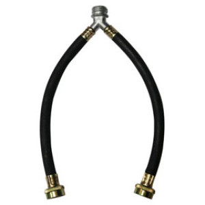 PLUMB PAK PP850-5 3-ENDS WATER MIXER HOSE 3/4" FEMALE WITH 2 HOSE WASHERS