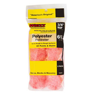 WHIZZ WHIZZFLEX 44231 6.5" X 3/4" PINK KNIT POLYESTER ROLLER COVER (2-PACK)