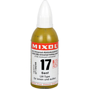 MIXOL S/17 20 ML LW-TYPE MUSTARD UNIVERSAL TINTING PASTE