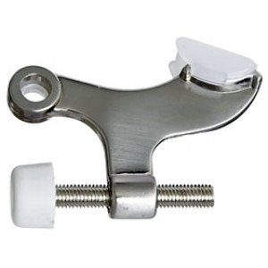 NATIONAL N325-811 MPB227 SATIN NICKEL HINGE PIN DOOR STOP RUBBER & PLASTIC TIP