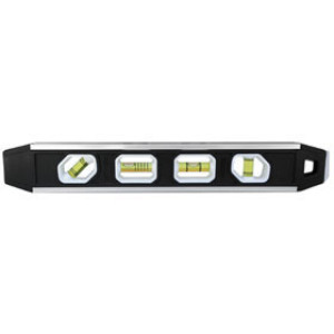 JOHNSON 1421-1200 12" MAGNETIC ALUMINUM TORPEDO LEVEL V-GROOVE FRAME TOP READ