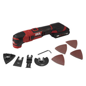SKIL OS593002 OSCILLATING MULTITOOL KIT WITH PWRCORE20V 2.0AH LITHIUM BATTERY