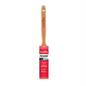 WOOSTER CUTTER Z1202 1" BLACK CHINA BRISTLE FLAT SASH PAINT BRUSH