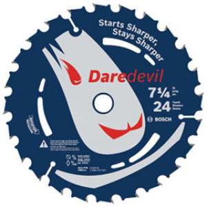 BOSCH DCB724B25 DAREDEVIL 7-1/4" X 24T EDGE FRAMING SAW BLADE BULK 25 PACK