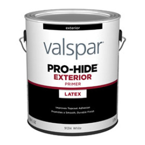 VALSPAR 91314.007 PRO-HIDE WHITE EXTERIOR LATEX PRIMER