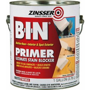 ZINSSER B-I-N 901 PRIMER-SEALER ULTIMATE STAIN BLOCKER SHELLAC BASE WHITE