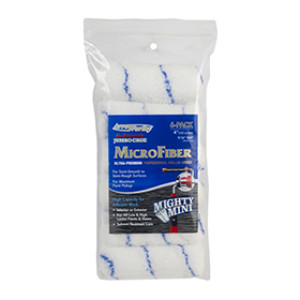 ARROWORTHY 4MFR4JCCK 4" X 9/16" JUMBO CAGE MICROFIBER ROLLER CONTRACTOR 6-PACK