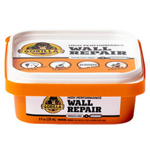 GORILLA GLUE 107054 8 OZ HIGH PERFORMANCE WALL REPAIR SPACKLING + PRIMER