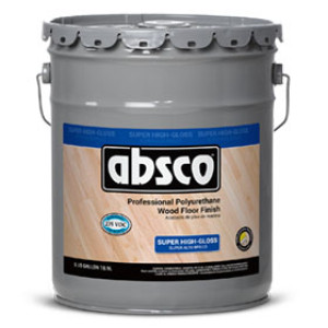 ABSCO 56005 SUPER HIGH GLOSS PROFESSIONAL POLYURETHANE FLOOR FINISH 275 VOC