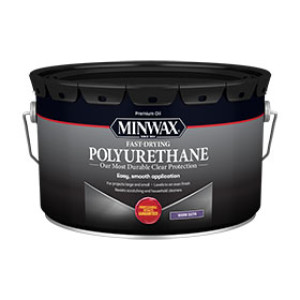 MINWAX 319120000 FAST-DRYING POLYURETHANE 350 VOC CLEAR SATIN
