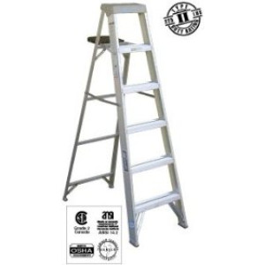 LOUISVILLE LADDER AS4008 8' TYPE II ALUMINUM STEPLADDER