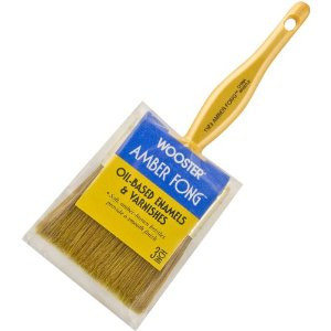WOOSTER AMBER FONG 1123 3" SOFT AMBER BROWN CHINA BRISTLE VARNISH BRUSH