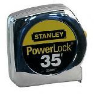 STANLEY 33-835 POWERLOCK 35' X 1" TAPE RULE