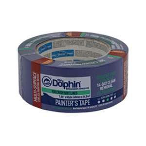 BLUE DOLPHIN TP BDT-0200 1.88" X 60 YDS BLUE PAINTER'S TAPE MULTI-SURFACE