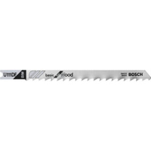 BOSCH U111DF 4" 6TPI BI-METAL CLEAN FOR HARDWOOD U-SHANK JIGSAW BLADE 5 PACK