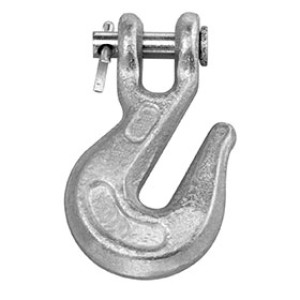 CAMPBELL T9501624 3/8" CLEVIS GRAB HOOK GRADE 43 ZINC PLATED TAGGED