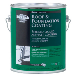 BLACK JACK 6125-9-34 ROOF & FOUNDATION COATING FIBERED LIQUID ASPHALT COATING