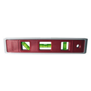 JOHNSON 7500M 9" STRUCTO-CAST MAGNETIC TORPEDO LEVEL 3-VIALS PLMB/LVL/45DEG