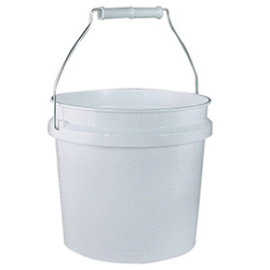 IPL 1123000 WHITE 1 GALLON PLASTIC PAINT PAIL