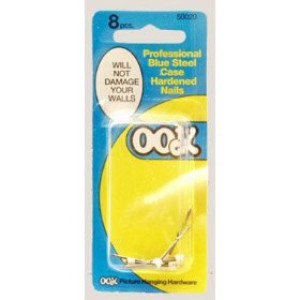 OOK 533016 PROFESSIONAL HANGER HARDENED BLUE STEEL NAILS (8PK) CARDED