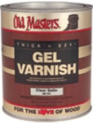 OLD MASTERS 85104 GEL VARNISH CLEAR SATIN POLYURETHANE