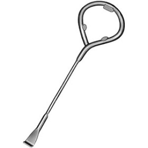 HYDE 46445 PLATED STEEL PAINT CAN LIDS / LOOP-STYLE BOTTLE OPENER (2PACK)