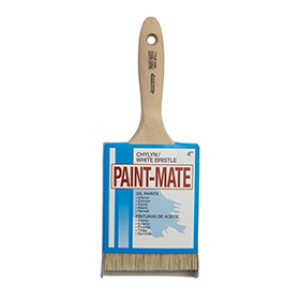 ARROWORTHY 9030 4" PAINT MATE WHITE CHINA BRISTLE VARNISH BRUSH