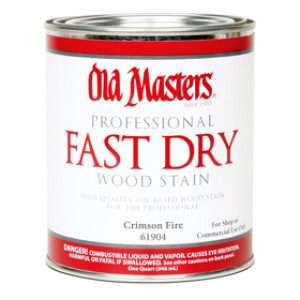 OLD MASTER 61904 CRIMSOM FIRE RICH TONE FAST DRY WOOD STAIN