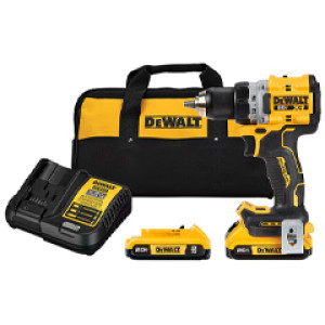 DEWALT DCD800D2 20V MAX XR BRUSHLESS 1/2" DRILL/DRIVER KIT