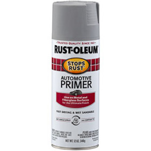 RUST-OLEUM STOPS RUST 2081830 12 OZ AUTOMOTIVE FLAT LIGHT GRAY PRIMER