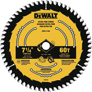 DEWALT DWA171460 7 1/4" 60T CIRCULAR SAW BLADES BLISTER