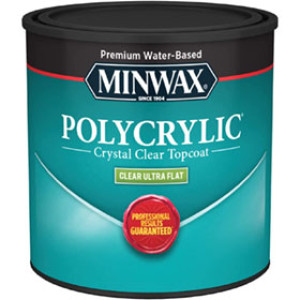 MINWAX 211114444 ULTRA FLAT WATER BASED POLYCRYLIC PROTECTIVE FINISH