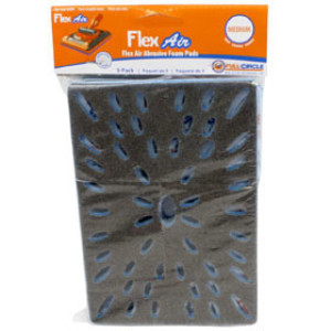 FULL CIRCLE FLEXAIR-MD FLEX AIR FOAM SANDING TOOL ABRASIVE PAD MEDIUM 5 PACK