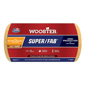 WOOSTER SUPER/FAB R243-7 7" X 1-1/4" GOLDEN YELLOW PAINT ROLLER COVER